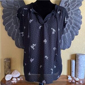 Reitmans The Relaxed Oversized Floral Shirt Top